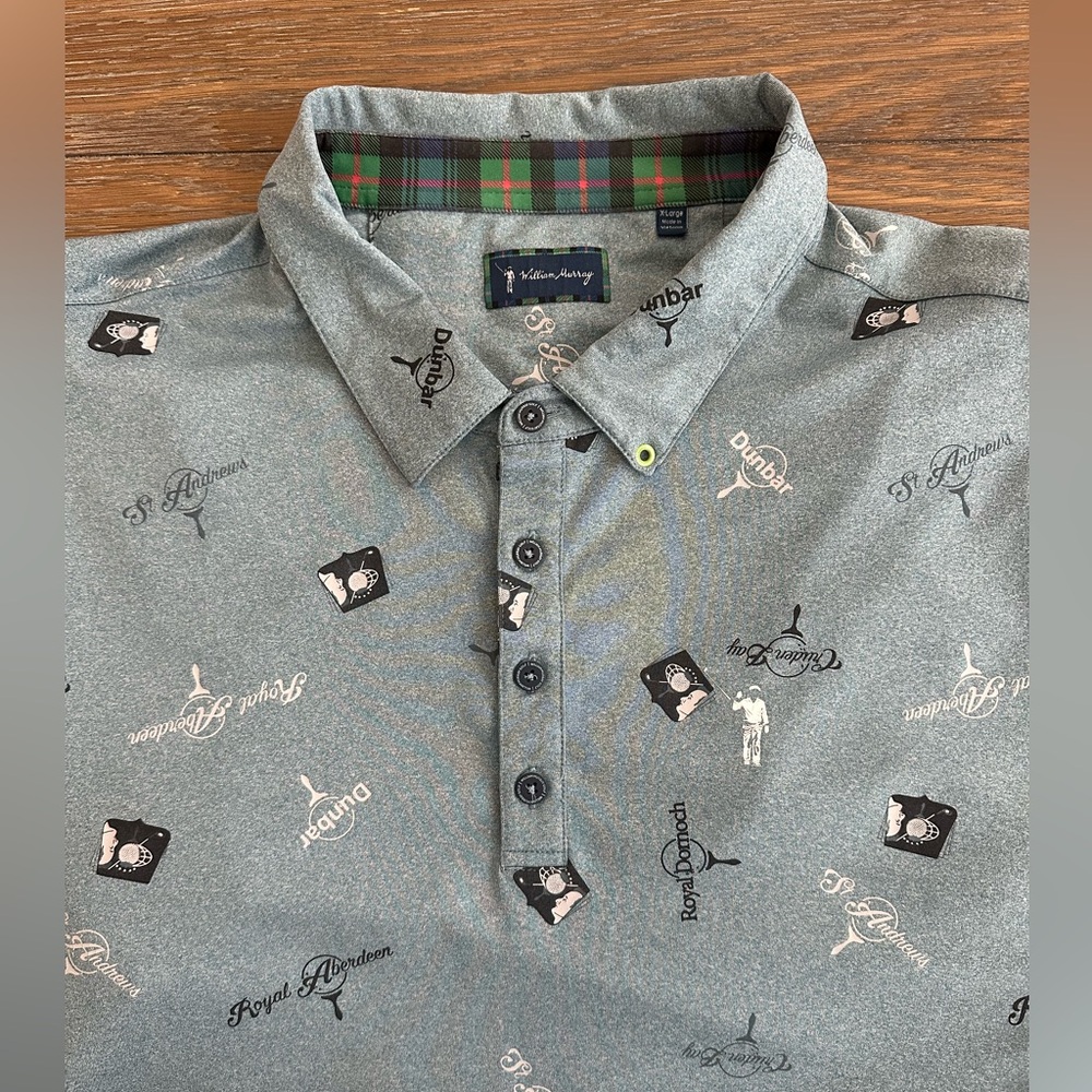 William and Murray Short Sleeve Polo Shirt Size XL Gently Worn